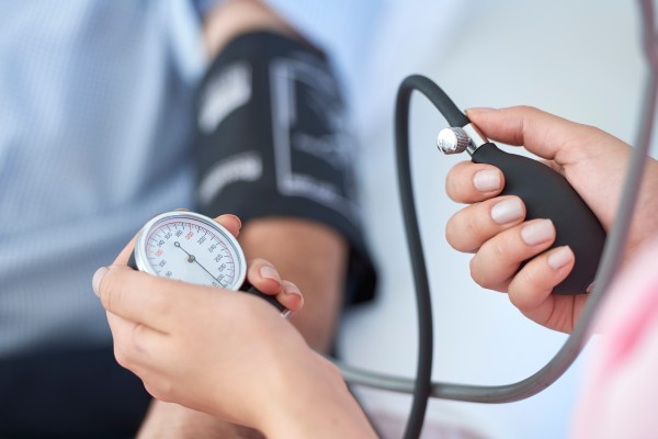 A blood pressure check