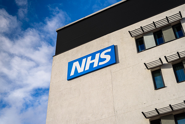 an NHS building